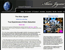 Tablet Screenshot of alienjigsaw.com